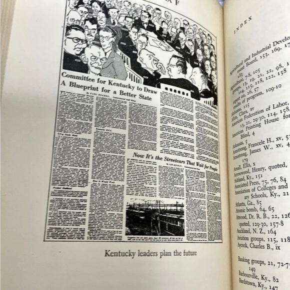 Kentucky On The March By HARRY W SCHACTER Harper Bros 1949 Signed - Picture 11 of 15